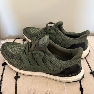 Adidas Ultra Boost in Forest Green and Black
